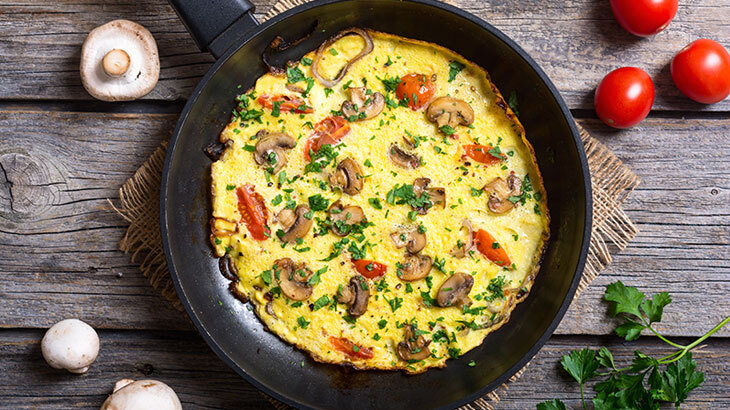 Sebzeli Omlet